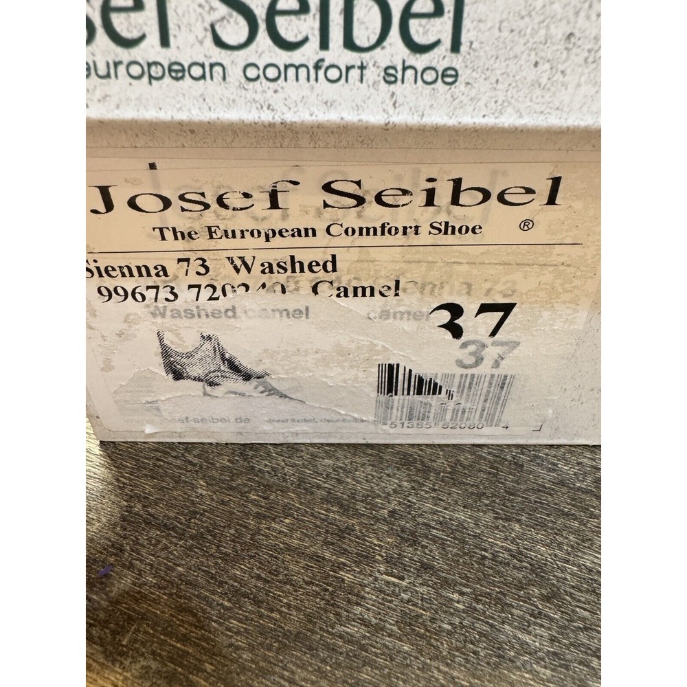 Josef‎ Seibel Sienna 85 - Size 37 7-7.5 US Brown Oxford Cap Toe Lace Up - Picture 4 of 6